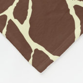 Couverture Polaire Motif Peau de girafe (Coin)