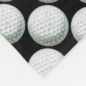 Couverture Polaire Motif peint de boule de golf (Coin)