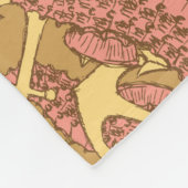 Couverture Polaire Motif peu précis d'hippocampe et d'Ancre (Coin)