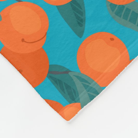 Couverture Polaire Motif plat sans couture avec poches sur branches (Coin)