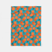 Couverture Polaire Motif plat sans couture avec poches sur branches (Devant)