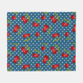 Couverture Polaire Motif Pois Motif Dot Illustrateur Po (Devant (Horizontal))