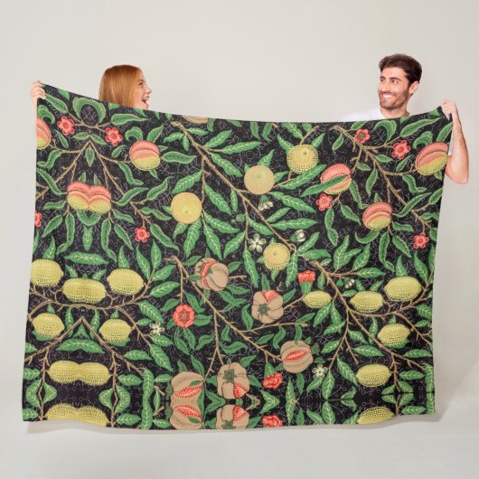 COUVERTURE POLAIRE MOTIF POMEGRANITE ARBRE DE FRUITS (En situation)