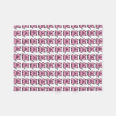 Couverture Polaire motif porcin rose (Devant (Horizontal))