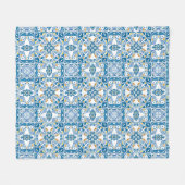Couverture Polaire Motif portugais de tuile (Devant (Horizontal))