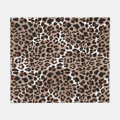 Couverture Polaire motif poster de animal (Devant (Horizontal))