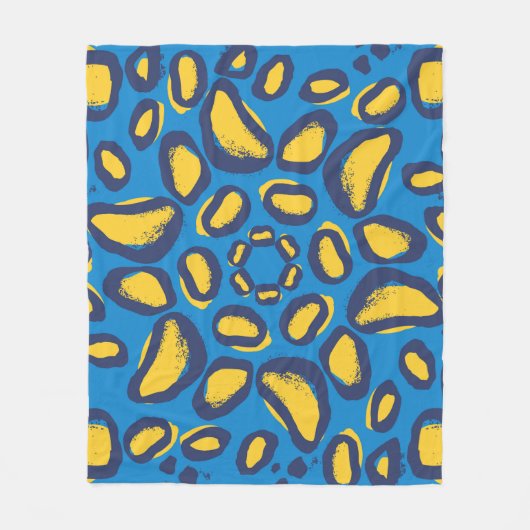 Couverture Polaire Motif poster de animal Leopard (Devant)