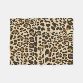 Couverture Polaire Motif Poster de animal Leopard Jaguar (Devant (Horizontal))