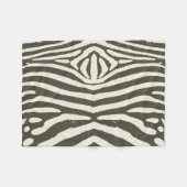 Couverture Polaire Motif Poster de animal Zebra Stripe (Devant (Horizontal))