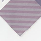 Couverture Polaire Motif pourpre (Coin)