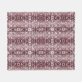 Couverture Polaire motif pourpre de style baroque (Devant (Horizontal))