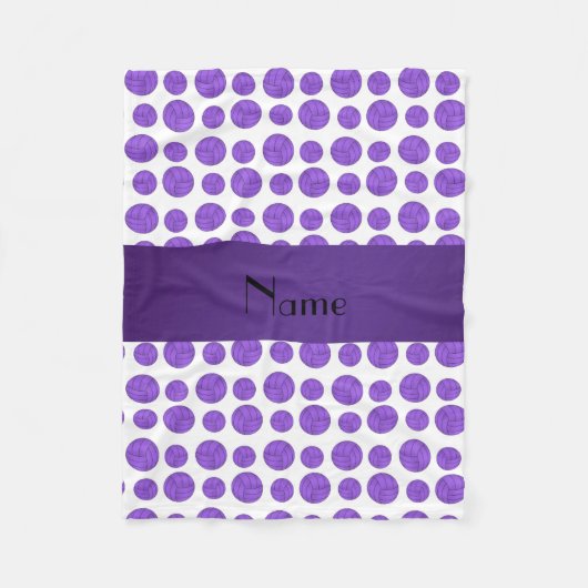 Couverture Polaire Motif pourpre nommé fait sur commande de (Devant)