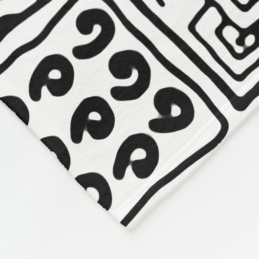 Couverture Polaire Motif principal (Coin)