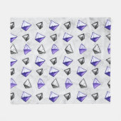 Couverture Polaire Motif Pyramid Geek de géométrie (Devant (Horizontal))