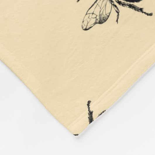 Couverture Polaire Motif Queen Bee (Coin)