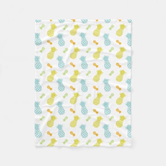 Couverture Polaire Motif Rainbow Pineappy (Devant)