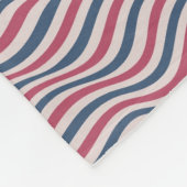 Couverture Polaire Motif rayé 2 (Coin)