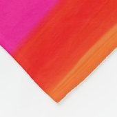 Couverture Polaire Motif rayé d'arc-en-ciel de peinture moderne de (Coin)