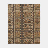Couverture Polaire Motif rayure rustique sud-ouest (2) (Devant)