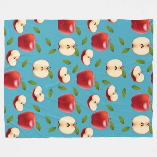 Couverture Polaire Motif Red Apple (Devant (Horizontal))