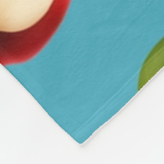 Couverture Polaire Motif Red Apple (Coin)