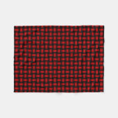 Couverture Polaire Motif Red Black Weaver (Devant (Horizontal))