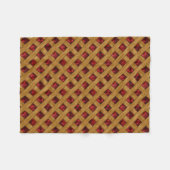 Couverture Polaire Motif Red Cherry Pie pour boulangers (Devant (Horizontal))