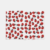 Couverture Polaire Motif Red Ladybug (Devant (Horizontal))