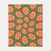 Couverture Polaire Motif Red Lilies (Devant)