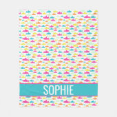 Couverture Polaire Motif requin (Devant)