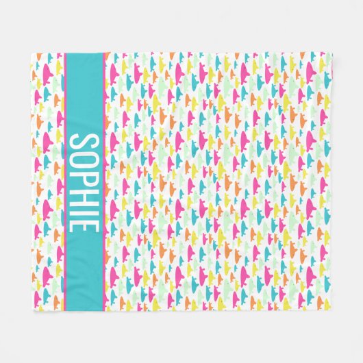 Couverture Polaire Motif requin (Devant (Horizontal))