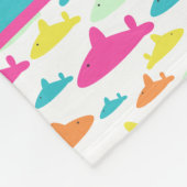 Couverture Polaire Motif requin (Coin)