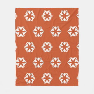 Couverture Polaire Motif rétro en explosion d'étoiles décoration boho