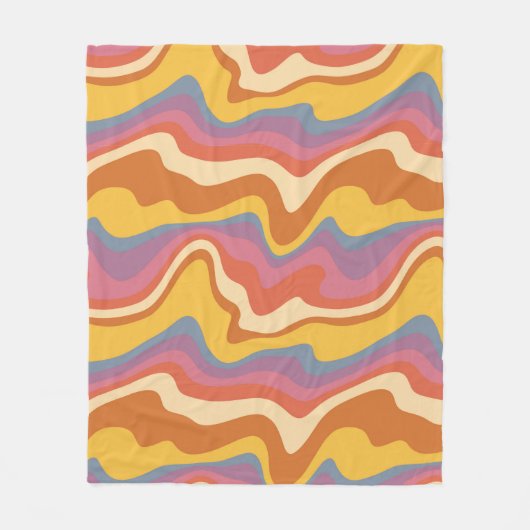 Couverture Polaire Motif rétro super (Devant)