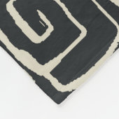 Couverture Polaire Motif rétro Vintage Arrière - plan Aztec (Coin)