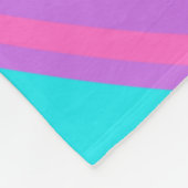 Couverture Polaire Motif rétro Wavy (Coin)