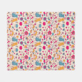 Couverture Polaire Motif romantique coloré (Devant (Horizontal))