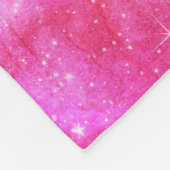 Couverture Polaire Motif Rose Et Rouge Galaxy (Coin)