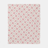 Couverture Polaire Motif rose floral (Devant)