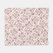 Couverture Polaire Motif rose floral (Devant (Horizontal))