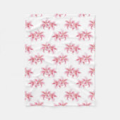 Couverture Polaire Motif rose Stargazer Lys (Devant)