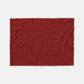 Couverture Polaire Motif rouge mignon (Devant (Horizontal))