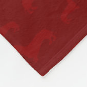 Couverture Polaire Motif rouge mignon (Coin)