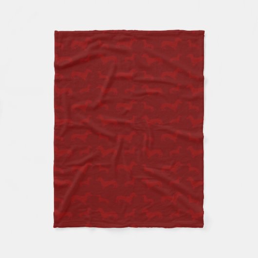 Couverture Polaire Motif rouge mignon (Devant)