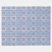 Couverture Polaire Motif rustique de carrés en patchwork (Devant (Horizontal))