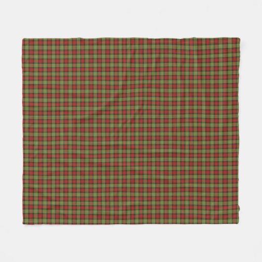 Couverture Polaire Motif Rustique de Noël Plaid (Devant (Horizontal))