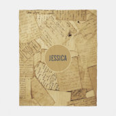 Couverture Polaire Motif rustique éparpillé (Devant)