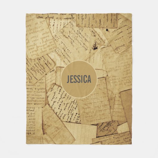 Couverture Polaire Motif rustique éparpillé (Devant)