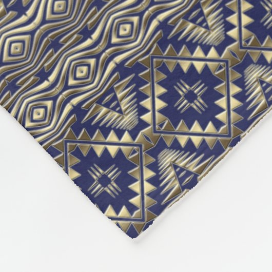 Couverture Polaire motif sans couture africain ethnique (Coin)