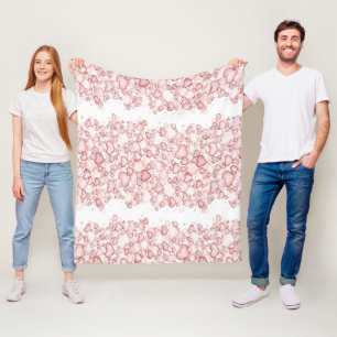 Couverture Polaire motif sans couture aquarelle présentant de nombreu